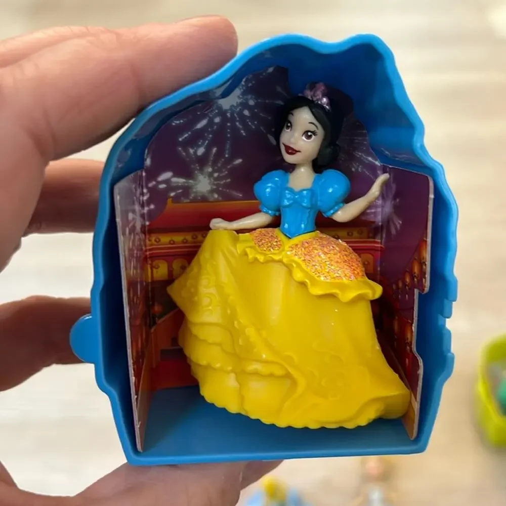 Disney princess bundle of small 3” and smaller Belle sleeping beauty Aurora